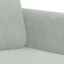 Light gray velvet 2-seater sofa, 120 cm by , Sofas - Ref: Foro24-359432, Price: 177,01 €, Discount: %