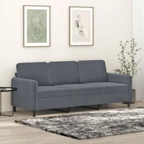 3-Sitzer Sofa dunkelgrau Samt 180 cm von , Sofas - Ref: Foro24-359453, Preis: 260,65 €, Rabatt: %