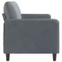 3-Sitzer Sofa dunkelgrau Samt 180 cm von , Sofas - Ref: Foro24-359453, Preis: 260,65 €, Rabatt: %