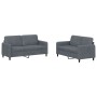 2-piece dark gray velvet sofa set by , Sofas - Ref: Foro24-3201975, Price: 364,46 €, Discount: %