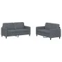 2-piece dark gray velvet sofa set by , Sofas - Ref: Foro24-3201975, Price: 376,30 €, Discount: %