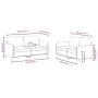 2-piece dark gray velvet sofa set by , Sofas - Ref: Foro24-3201975, Price: 376,30 €, Discount: %