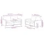 Two-piece light gray velvet sofa set with cushions by , Sofas - Ref: Foro24-3201994, Price: 379,36 €, Discount: %