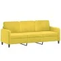 3-piece velvet yellow sofa set with cushions by , Sofas - Ref: Foro24-3202050, Price: 578,82 €, Discount: %
