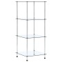 4-tier transparent tempered glass shelf 40x40x100 cm by vidaXL, Bookcases and shelves - Ref: Foro24-249505, Price: 53,16 €, D...