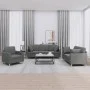 3-piece dark gray fabric sofa set with cushions by , Sofas - Ref: Foro24-3202071, Price: 647,93 €, Discount: %