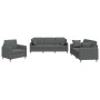 3-piece dark gray fabric sofa set with cushions by , Sofas - Ref: Foro24-3202071, Price: 682,04 €, Discount: %
