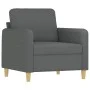 3-piece dark gray fabric sofa set with cushions by , Sofas - Ref: Foro24-3202071, Price: 647,93 €, Discount: %