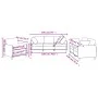 Set Sofas mit Kissen 3 Stück dunkelgrauer Stoff von , Sofas - Ref: Foro24-3202071, Preis: 647,93 €, Rabatt: %