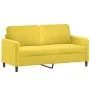 3-piece velvet yellow sofa set with cushions by , Sofas - Ref: Foro24-3202010, Price: 497,60 €, Discount: %