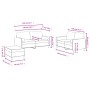 Sofagarnitur mit 3 teiligen Kissen gelber Samt von , Sofas - Ref: Foro24-3202010, Preis: 505,48 €, Rabatt: %