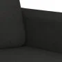 Sofagarnitur mit 2 Stück Kissen aus schwarzem Stoff von , Sofas - Ref: Foro24-3202090, Preis: 427,77 €, Rabatt: %
