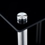 3-stufiges Regal aus schwarzem Hartglas, 40 x 40 x 67 cm von vidaXL, Bücherregale und Regale - Ref: Foro24-249509, Preis: 39,...