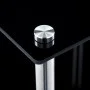 3-stufiges Regal aus schwarzem Hartglas, 40 x 40 x 67 cm von vidaXL, Bücherregale und Regale - Ref: Foro24-249509, Preis: 38,...