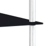 3-tier black tempered glass shelf 40x40x67 cm by vidaXL, Bookcases and shelves - Ref: Foro24-249509, Price: 39,62 €, Discount: %