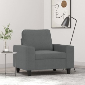 Sillón de tela gris oscuro 60 cm de , Sofás - Ref: Foro24-359376, Precio: 173,65 €, Descuento: %
