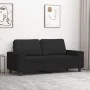 Black fabric 2-seater sofa, 140 cm by , Sofas - Ref: Foro24-359395, Price: 237,39 €, Discount: %