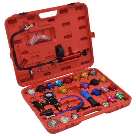 Kühl- und Kühlerkreislauf-Druckprüfer 28-teilig von vidaXL, Handwerkzeuge - Ref: Foro24-210534, Preis: 137,04 €, Rabatt: %