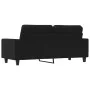 Black fabric 2-seater sofa, 140 cm by , Sofas - Ref: Foro24-359395, Price: 237,39 €, Discount: %