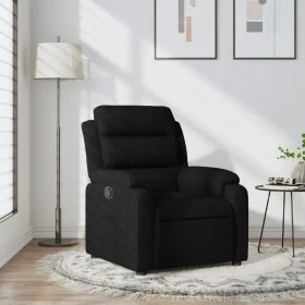 Black fabric recliner by , Armchairs - Ref: Foro24-373464, Price: 212,75 €, Discount: %