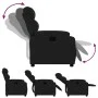 Sillón reclinable de tela negro de , Sillones - Ref: Foro24-373464, Precio: 212,73 €, Descuento: %