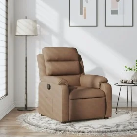 Brown Fabric Recliner by , Armchairs - Ref: Foro24-373466, Price: 243,86 €, Discount: %
