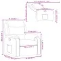 Sillón reclinable de tela marrón de , Sillones - Ref: Foro24-373466, Precio: 243,86 €, Descuento: %