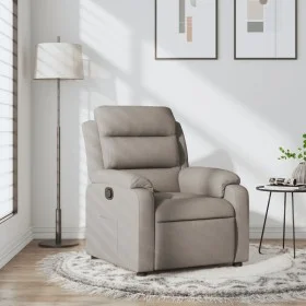 Taupe gray fabric recliner by , Armchairs - Ref: Foro24-373470, Price: 239,59 €, Discount: %