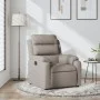 Sillón reclinable de tela gris taupe de , Sillones - Ref: Foro24-373470, Precio: 239,58 €, Descuento: %