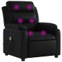 Reclining massage armchair in black synthetic leather by , Armchairs - Ref: Foro24-373493, Price: 289,02 €, Discount: %