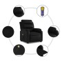 Sillón de masaje reclinable cuero sintético negro de , Sillones - Ref: Foro24-373493, Precio: 273,28 €