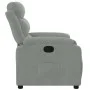 Sillón reclinable de terciopelo gris claro de , Sillones - Ref: Foro24-373500, Precio: 195,32 €, Descuento: %