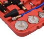 Comprobador presión circuito refrigeración y radiador 28 piezas
