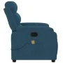 Sillón de masaje reclinable de terciopelo azul de , Sillones - Ref: Foro24-373521, Precio: 253,18 €, Descuento: %