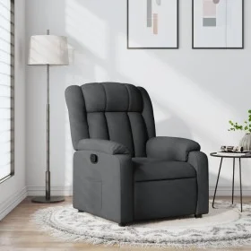 Dark gray fabric recliner by , Armchairs - Ref: Foro24-373575, Price: 215,11 €, Discount: %