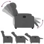 Sillón reclinable de tela gris oscuro de , Sillones - Ref: Foro24-373575, Precio: 216,26 €, Descuento: %