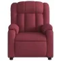 Sillón reclinable de tela rojo tinto de , Sillones - Ref: Foro24-373577, Precio: 224,03 €, Descuento: %