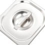 Gastronorm-Tablettdeckel 1/6 Edelstahl 8 Stück von vidaXL, Eimerdeckel für Dampftische - Ref: Foro24-50910, Preis: 26,09 €, R...