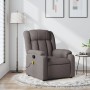 Sillón de masaje reclinable de tela gris taupé de , Sillones - Ref: Foro24-373594, Precio: 256,73 €