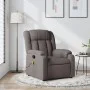 Sillón de masaje reclinable de tela gris taupé de , Sillones - Ref: Foro24-373594, Precio: 253,87 €, Descuento: %