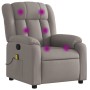 Sillón de masaje reclinable de tela gris taupé de , Sillones - Ref: Foro24-373594, Precio: 256,73 €