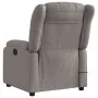 Sillón de masaje reclinable de tela gris taupé de , Sillones - Ref: Foro24-373594, Precio: 253,87 €, Descuento: %