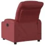 Sillón de masaje reclinable cuero sintético rojo tinto de , Sillones - Ref: Foro24-374144, Precio: 226,29 €, Descuento: %