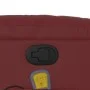 Sillón de masaje reclinable cuero sintético rojo tinto de , Sillones - Ref: Foro24-374144, Precio: 226,29 €, Descuento: %
