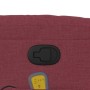 Sillón de masaje reclinable de tela color vino tinto de , Sillones - Ref: Foro24-374159, Precio: 227,66 €