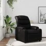 Sillón reclinable de cuero sintético negro de , Sillones - Ref: Foro24-374133, Precio: 239,48 €, Descuento: %