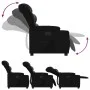 Sillón reclinable de cuero sintético negro de , Sillones - Ref: Foro24-374133, Precio: 239,48 €, Descuento: %