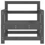 Gartensessel 2 Einheiten massives Kiefernholz grau von , Modulare Sofas für den Außenbereich - Ref: Foro24-825494, Preis: 151...