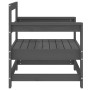 Gartensessel 2 Einheiten massives Kiefernholz grau von , Modulare Sofas für den Außenbereich - Ref: Foro24-825494, Preis: 122...