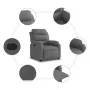Power-Liegestuhl aus dunkelgrauem Stoff von , Sessel - Ref: Foro24-3204957, Preis: 250,78 €, Rabatt: %